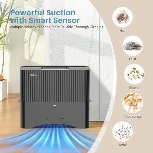 Touchless Vacuum Automatic Dustpan, 20Kpa Suction, Compact Baggless Design - Image 5