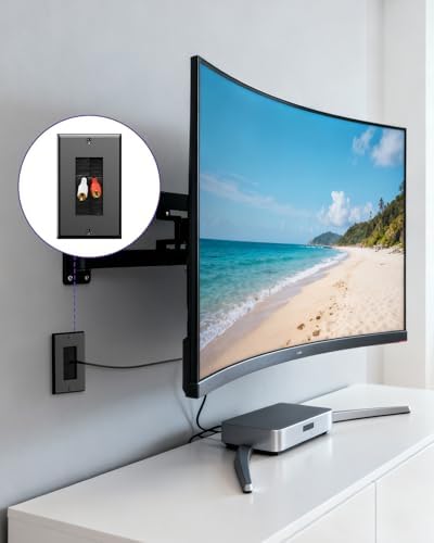 VCE Brush Wall Plate, Low Voltage Mount, Cable Management Cover - Image 5
