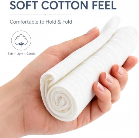 lint free cloth for cast iron – 10 Pack Cotton Seasoning & Cleaning Cloths - Image 3