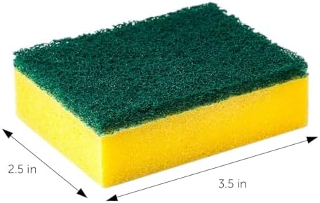 DecorRack 150 Kitchen Scrub Sponges, Heavy Duty Bulk Pack - Image 2