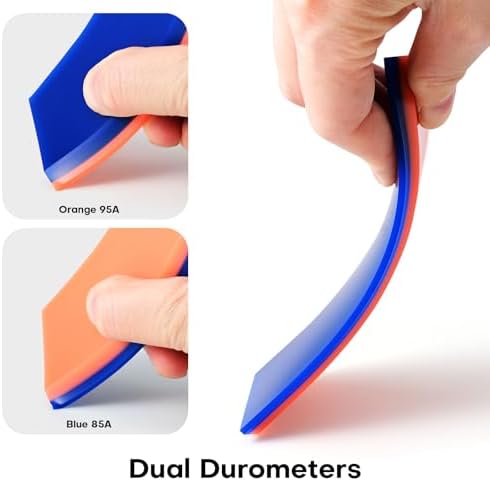 NEWISHTOOL 5-Inch Window Tint Squeegee Rubber Blade Without Handle, 2 Pack - Image 3
