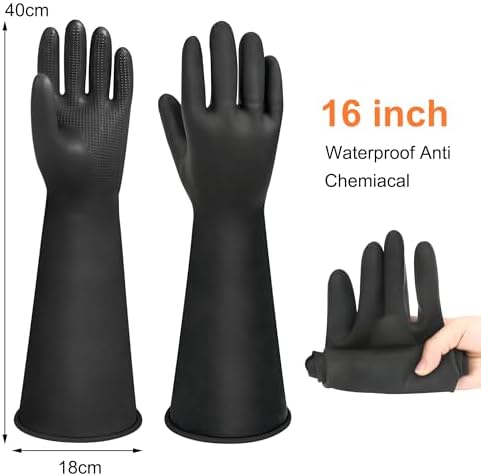 16" Chemical Resistant Gloves - Image 2
