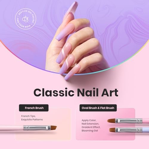 Beetles Nail Art Brushes - Image 4