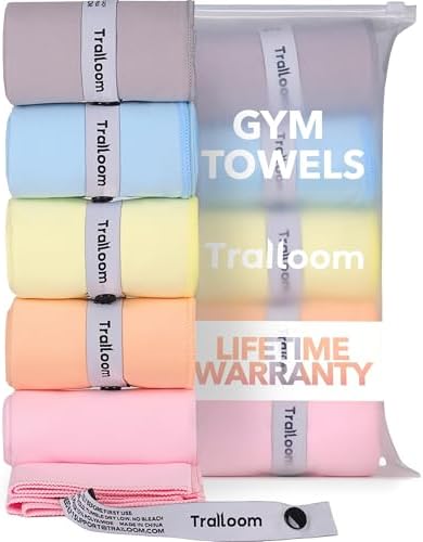 Trailoom Microfiber Gym Towels, Quick Dry, Highly Absorbing by Trailoom
