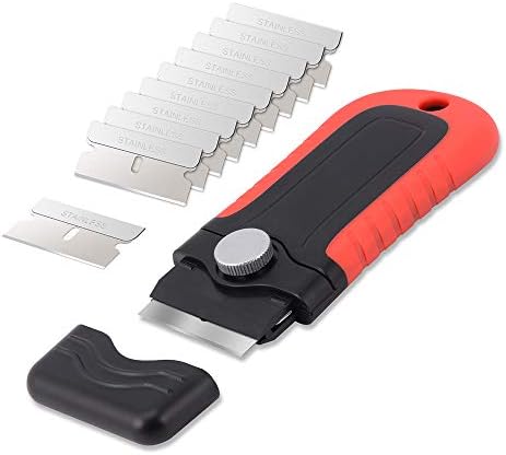 Gomake Razor Blade Scraper Tool, Glass Stovetop Paint Scraper by Gomake