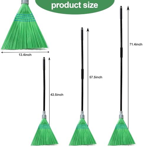 70.5" Heavy Duty Stiff Bristle Broom - Image 3