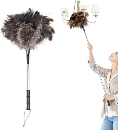 Extendable Ostrich Feather Duster by Unknown