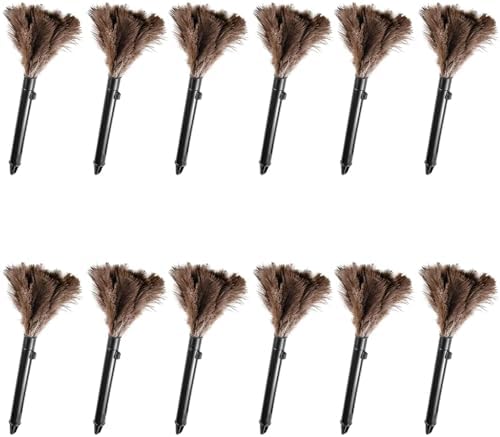 Retractable Feather Duster-Genuine Ostrich Feathers, Anti-Static, Reusable by FeelFunFeather