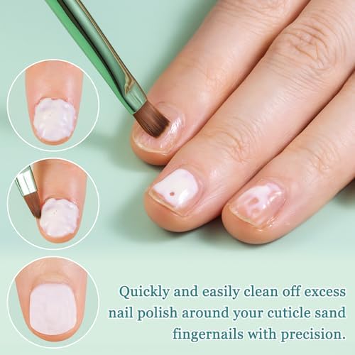 3Pcs Nail Clean Up Brushes, Nail Brushes - Image 3