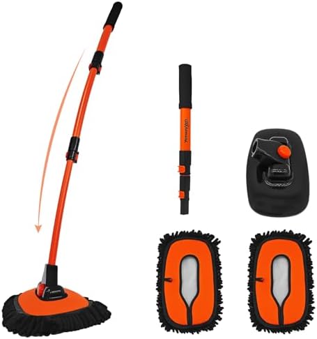YeewayVeh 43" Car Wash Brush Mop, Extendable Long Handle by YeewayVeh