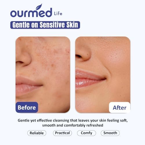 Ourmed Life Face Towels Disposable, Ultra Soft & Absorbent - Image 5