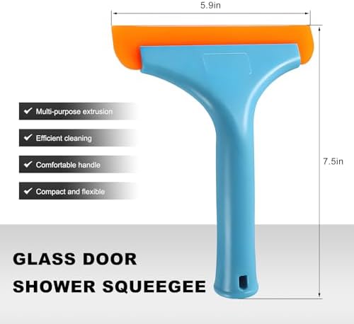 Small Silicone Window Squeegee, 5.9" Super Flexible Car Windshield Squeegee - Image 2