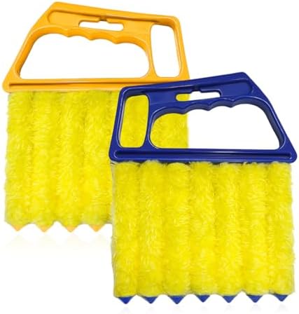 Sun Walker 2 PCS Blind Cleaner Duster Tool, 7-Finger Auto Dusting Cleaner Brush by Unknown