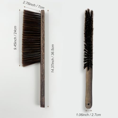 Wood Dusting Brush, Handheld Soft Bristle Cleaning Broom - Image 6