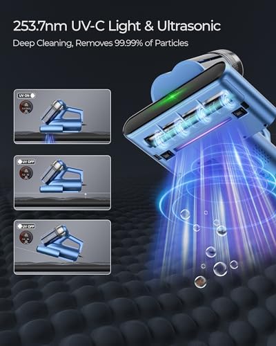 Teant Bed Mattress Vacuum, 18 kPa & Green Light Dust Detection - Image 5