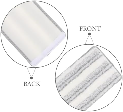 FRCOLOR Microfiber Replacement Mop Pads 5-Pack Self-Adhesive Mop Pad Refill - Image 5
