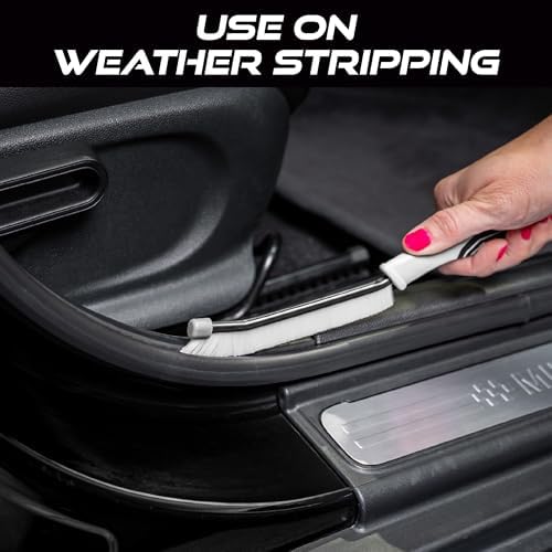 VIKING Car Detailing Brush for Interior Cleaning, 4 Pack - Image 4