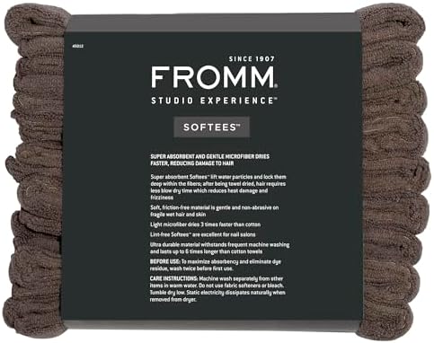 Fromm Softees Microfiber Salon Hair Towels - Image 6