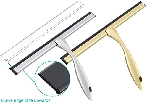 Standard Shower Glass Doors Squeegee Replacement Silicone Rubber Blade 10 inch - Image 3