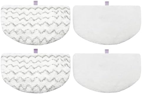 4 Pack Steam Mop Pads Replacement by Wisorder