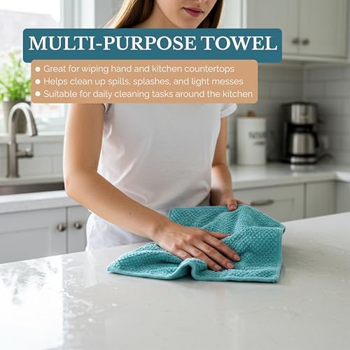 Casa Platino Kitchen Towel Set 8 Pc - Image 4