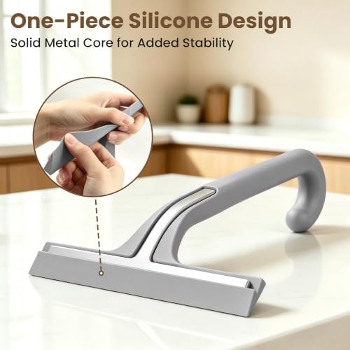 10 Inch Silicone Shower Squeegee - Image 5