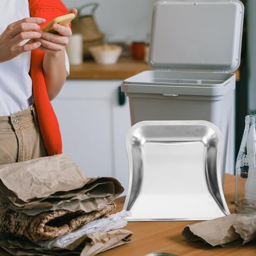 Handheld Stainless Steel Desk Dustpan - Image 7