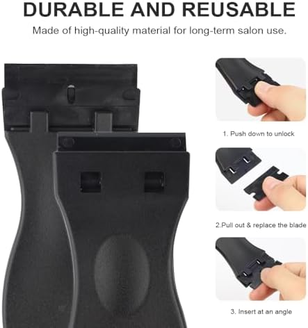 Hair Extension Plastic Scraper Kit Tape Remover Razor Scraper - Image 4