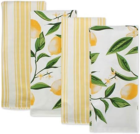 DII Lemon Bliss Kitchen Collection, Dishtowel Set - Image 2