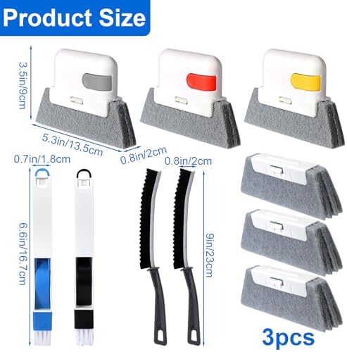 XANGNIER Window Track Cleaning Tools, Window Sill Cleaner Tool Kit - Image 7