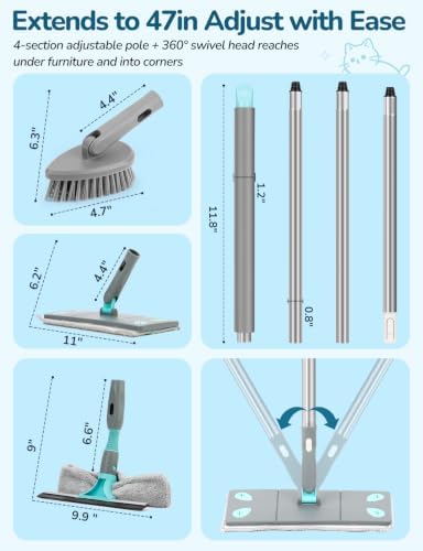 Collapsible Mop and Bucket Set - Image 4