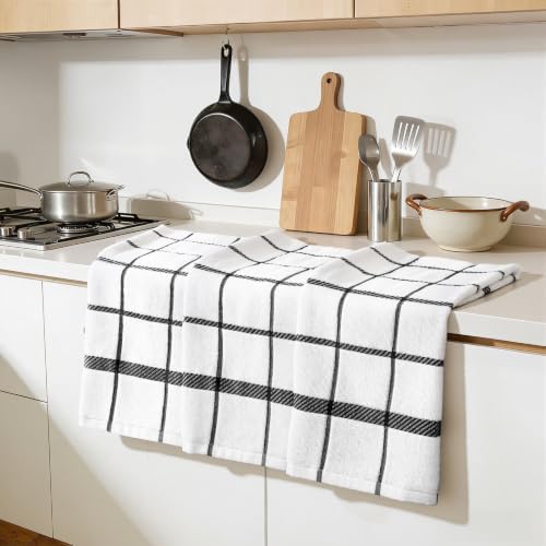 Homaxy Terry Stripe Kitchen Towels 18"x28", 6 Pack - Image 6