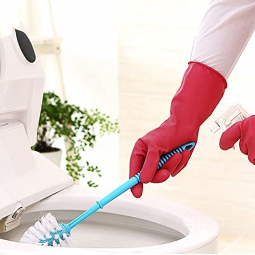Alimat PluS Rubber Dishwashing Gloves Latex Free, Without Liner - Image 4