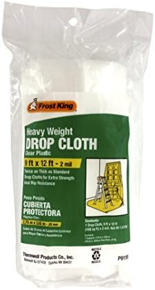 Frost King Clear Polyethylene Drop Cloths by Thermwell+Products+Co.%2C+Inc