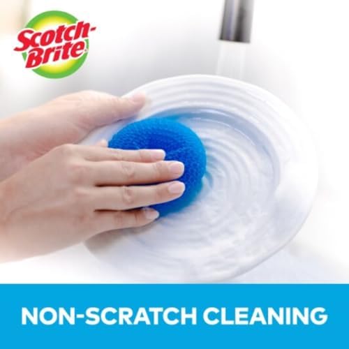Scotch-Brite Non-Scratch Scouring Pads – Plastic Dish Scrubbers - Image 2