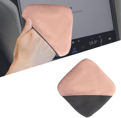 Car Screen Cleaner, 4.72×3.93" Microfiber Auto Screen Cleaning Pad, Reusable by Unknown