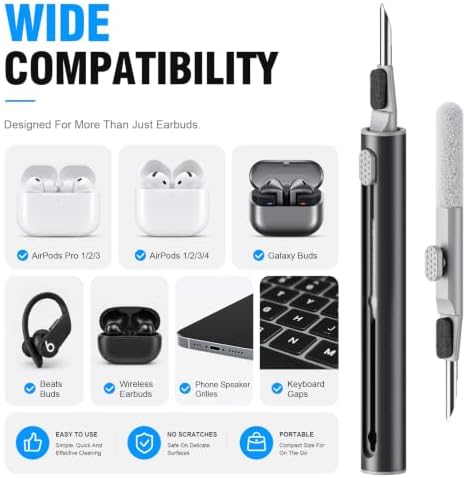 Hyashee Cleaner Kit for Airpods Pro 1 2 3 Multi-Function Cleaning Pen - Image 6