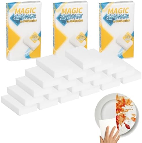 Magic Sponge Eraser Multi-Functional Melamine Sponge Foam Pads Extra Thick by Unknown