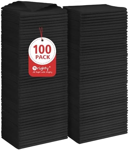 Orighty Microfiber Cleaning Cloth Bulk, 100 Pack, 11.5x11.5 inch by AllRightinOrighty