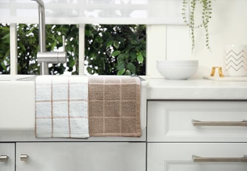 100% Cotton Terry Dish Cloth & Dish Towel, 8 Pack, Super Soft and Absorbent - Image 6