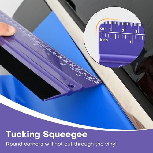 NEWISHTOOL 2 PCS Felt Squeegee for Vinyl, Two-Length - Image 3