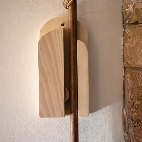 Lehman's Amish Handcrafted Broom Holder, Wall-Mount Wooden Storage Solution - Image 7