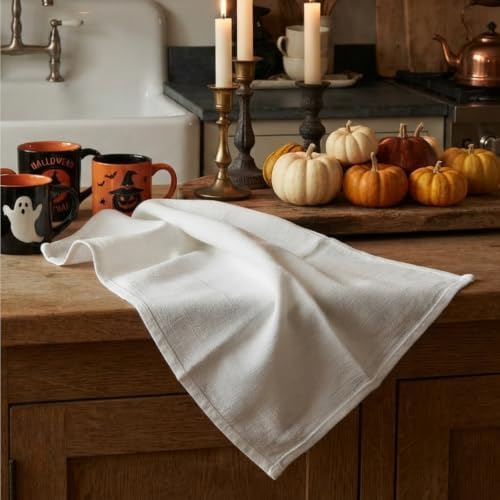 Flour Sack Towels| Tea Towel for Crafts| Kitchen Dish Cotton Blank Towel for - Image 3
