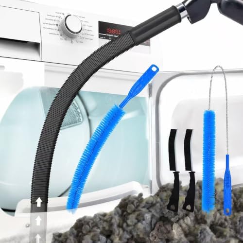 Sealegend 5Pack Dryer Vent Cleaner Kit Vacuum Hose Attachment & Brush Black by Sealegend