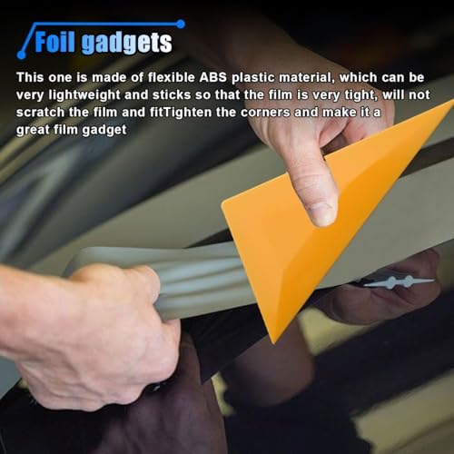 5PCS Triangle Contour Squeegee Car Window Tint Tools - Image 5