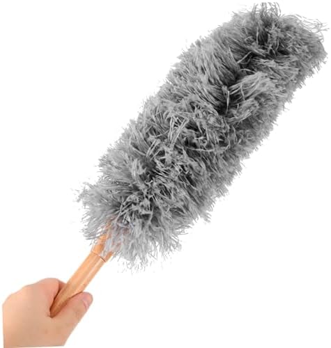 Wooden Handle Washable Duster for Household Cleaning Reusable Dust Removal Tool - Image 4