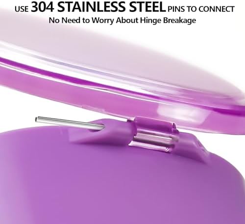Purple Denture Cup Denture Bath Box Case - Image 4