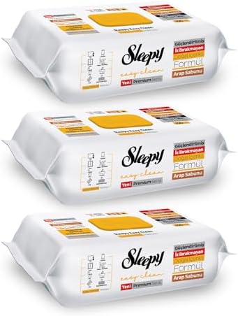 Sleepy Easy Clean Arabic Soap Additive Surface Cleaning Towel 3x100 by Sleepy