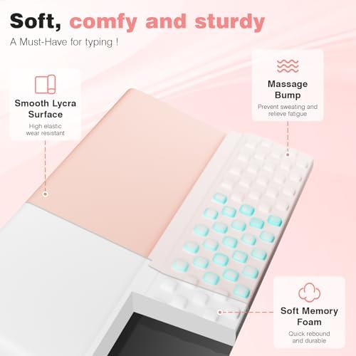 Ospelelf Keyboard Wrist Rest, Ergonomic Memory Foam Wrist Support - Image 3
