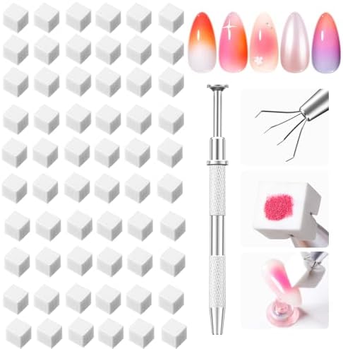 Modelones 150pcs Nail Sponges for Ombre by MODELONES